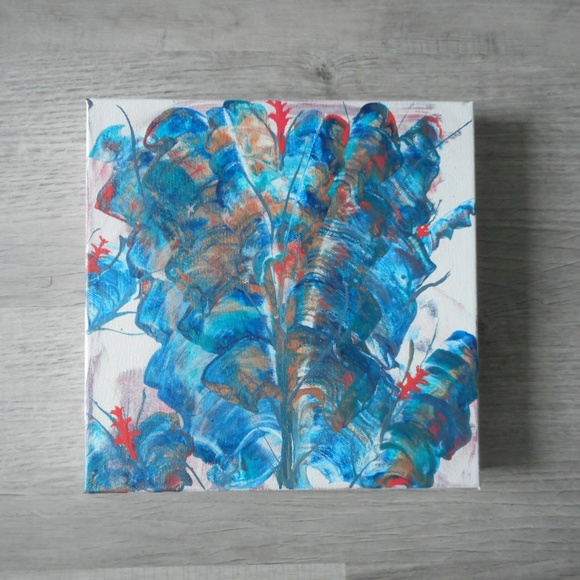 Acrylic Painting, That Weird Tropic Vibe, 10x10 - Picture 1 of 8